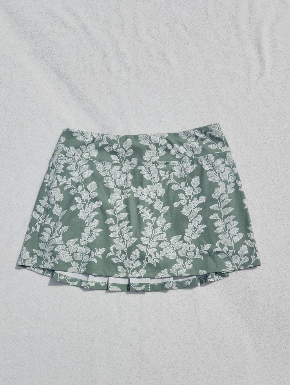 ​Laura Ashley Sage Green Floral Print Skort / Mini Skirt Sz L